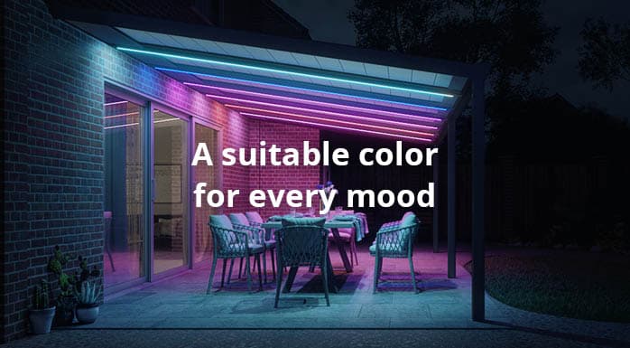Lighting System color veranda
