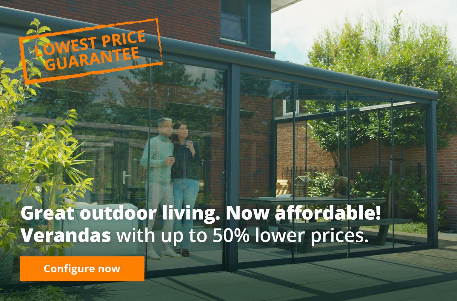 All verandas lowest price guarantee