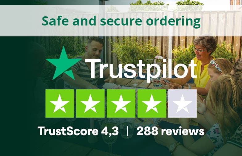 Trustpilot customer ratings
