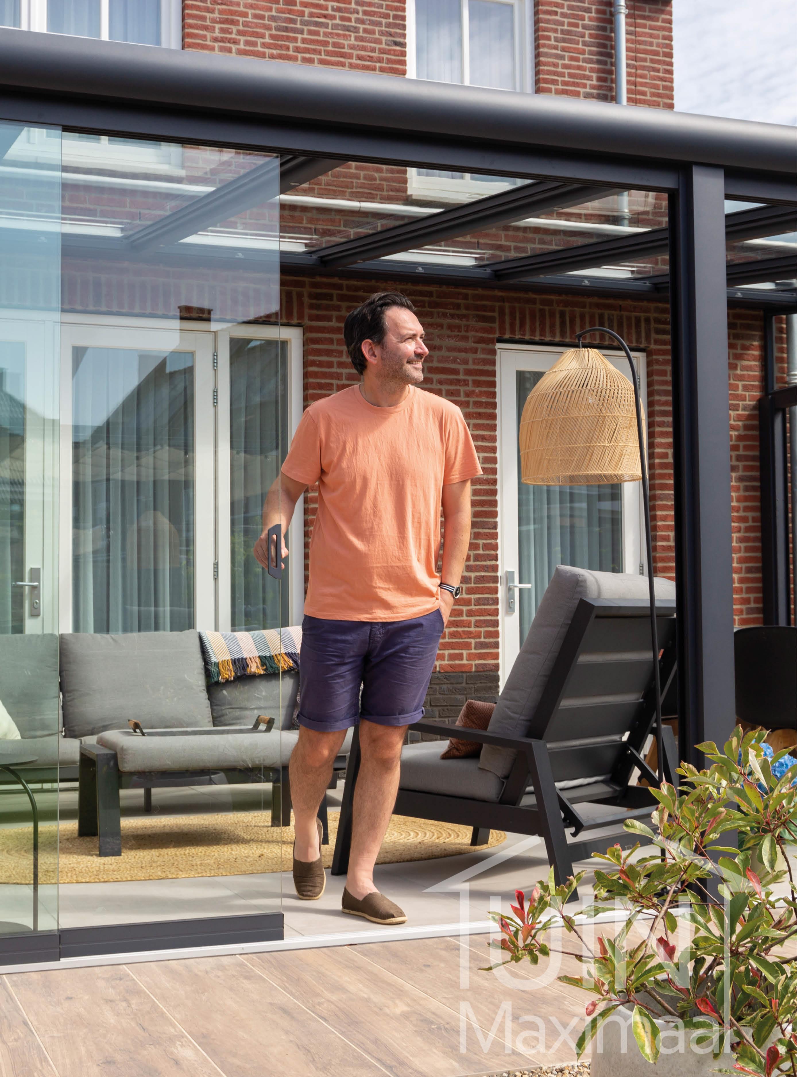Glass sliding doors