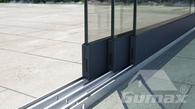 Glass sliding doors 1980mm to 2020mm