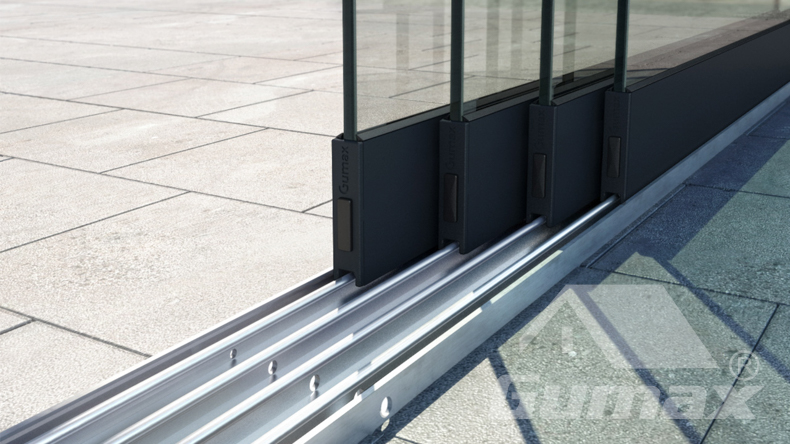 Glass sliding doors 1980mm to 2020mm