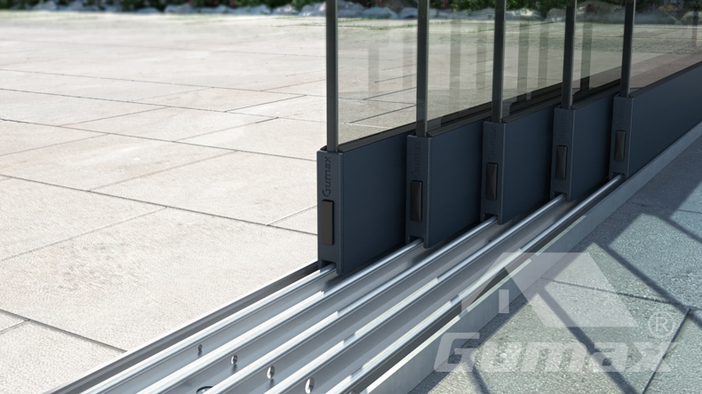 Glass sliding doors 1980mm to 2020mm