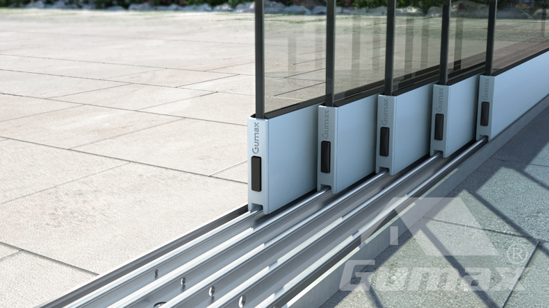 Glass sliding doors 1980mm to 2020mm