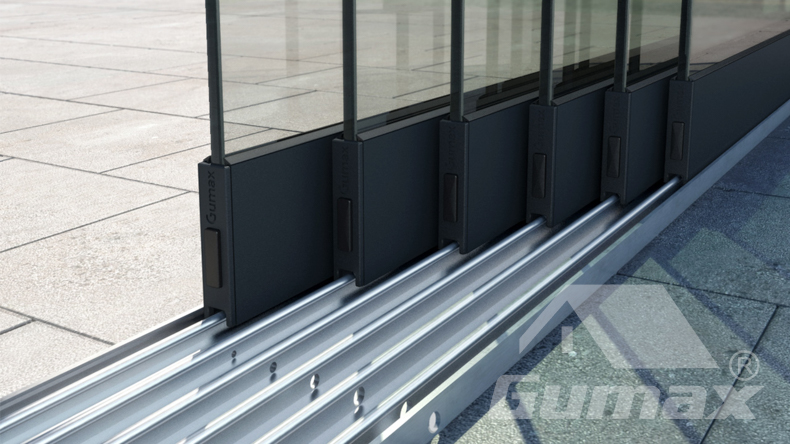 Glass sliding doors 1980mm to 2020mm