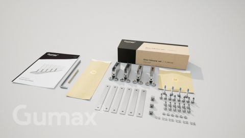 Gumax® door follower 3-rail
