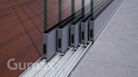 Gumax® door follower 5-rail