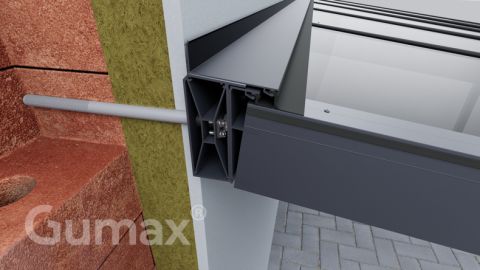 Facade insulation mounting system Poly & Glass Line 7.06 x 2.5 metres